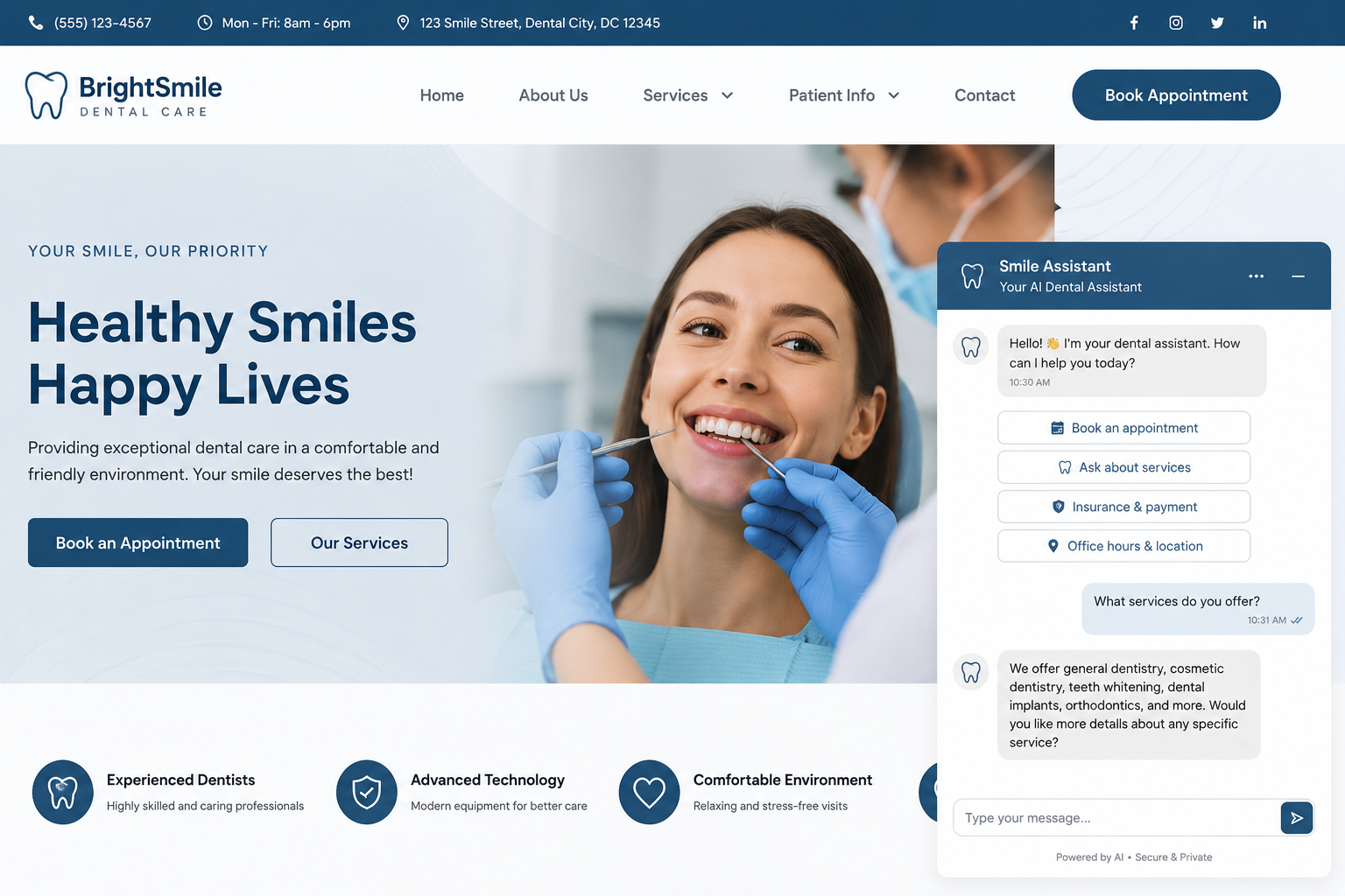 AI Dental Assistant Chatbot