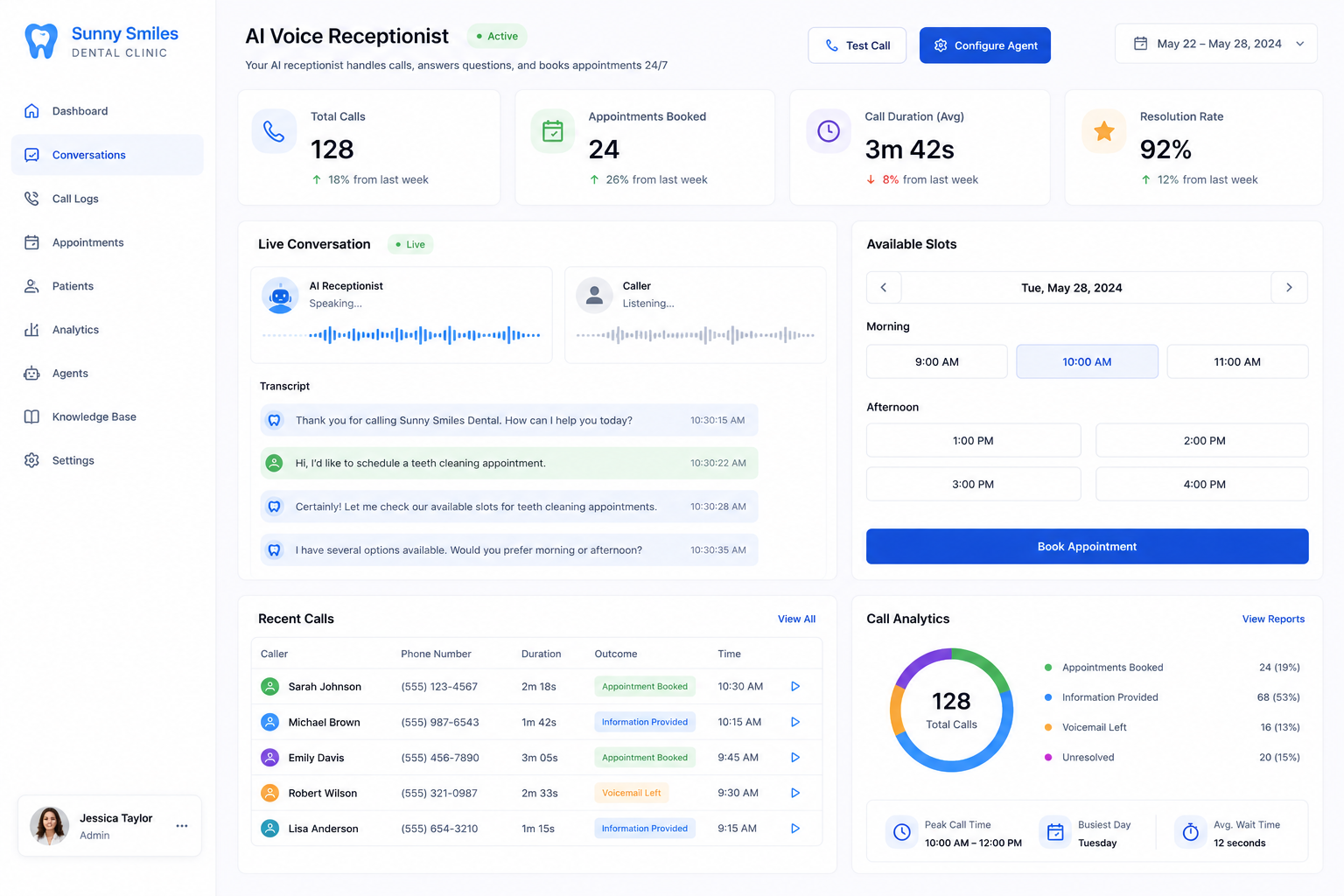 AI Voice Receptionist